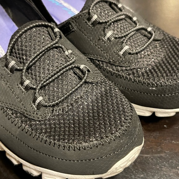 Sketchers Memory Foam Flicker sparkle sport slip on shoes - Picture 3 of 13